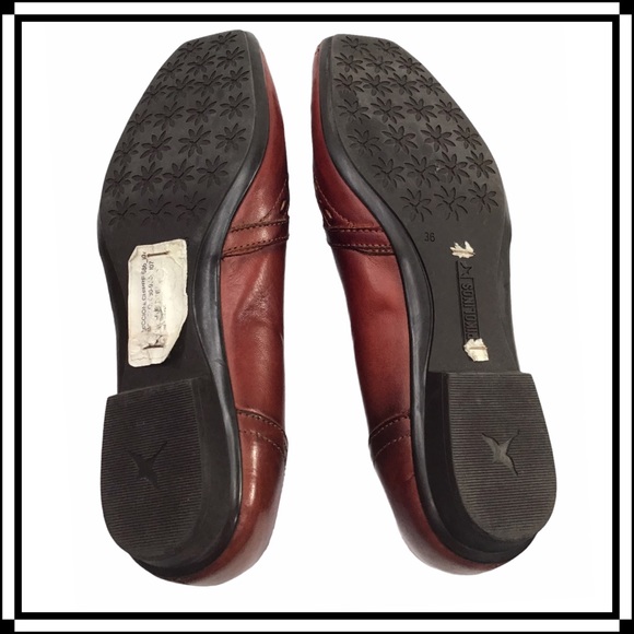 PIKOLINOS Leather Mary-Jane Style Slip-Ons. 36 - Picture 6 of 11